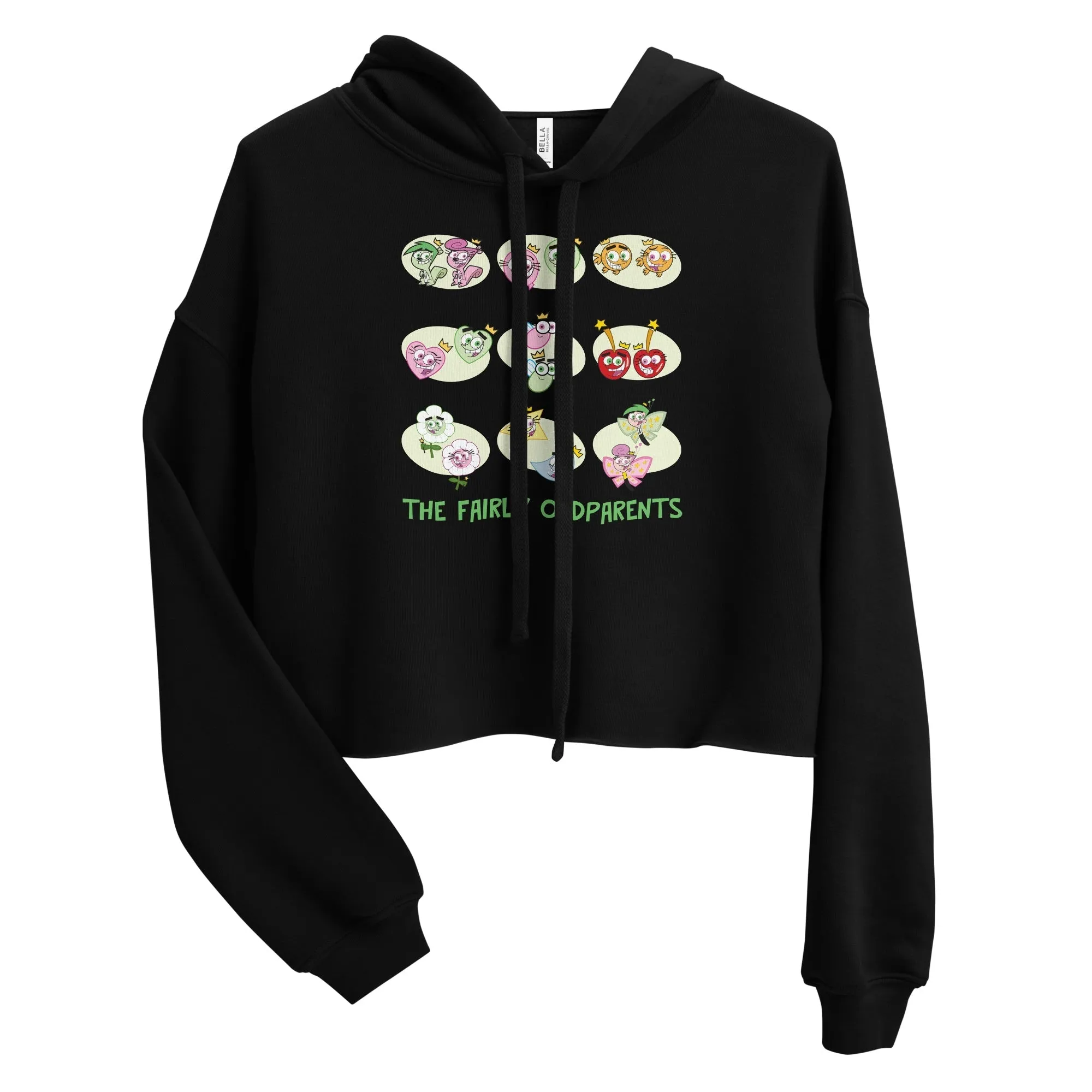 The Fairly OddParents Fairies Women's Fleece Crop Hooded Sweatshirt sold by MTV
