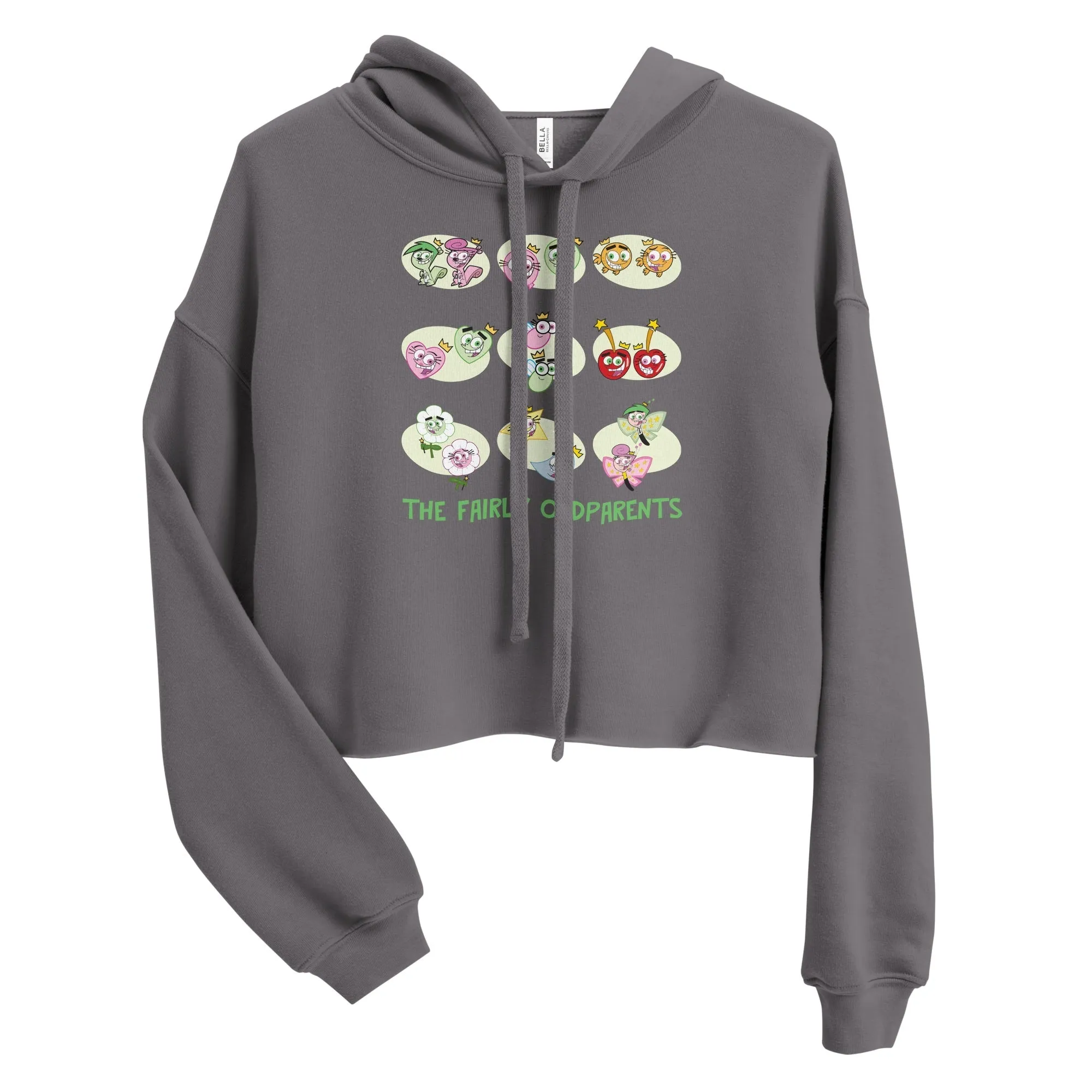 The Fairly OddParents Fairies Women's Fleece Crop Hooded Sweatshirt sold by MTV product image thumbnail 5