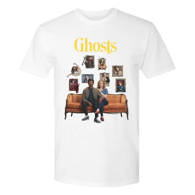 Ghosts Portraits Adult Unisex T-Shirt sold by MTV