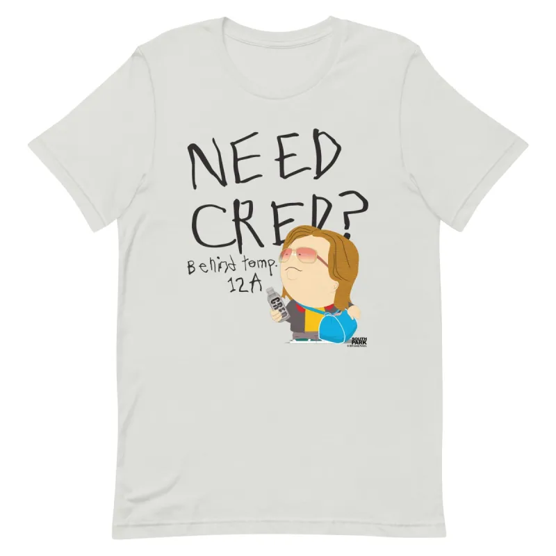 South Park Need CRED Adult T-Shirt sold by MTV