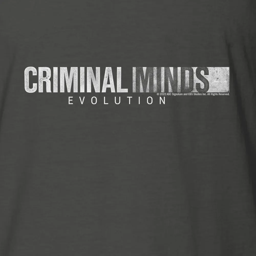 Criminal Minds Evolution Logo Adult Short Sleeve T-Shirt sold by MTV product image thumbnail 2