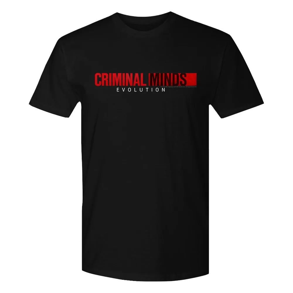 Criminal Minds Evolution Logo Adult Short Sleeve T-Shirt sold by MTV product image thumbnail 3