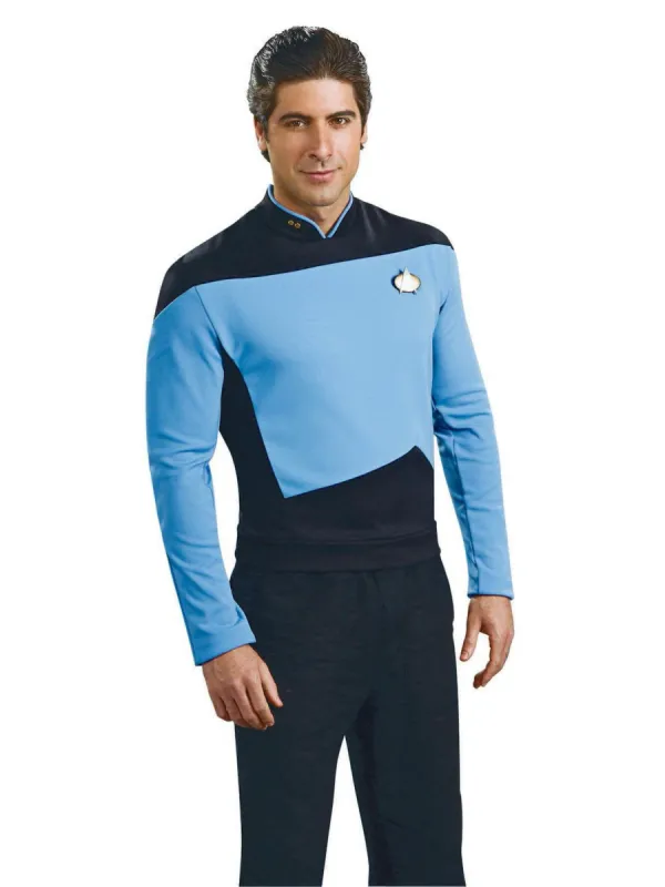 Star Trek: The Next Generation Men's Deluxe Science Uniform sold by MTV
