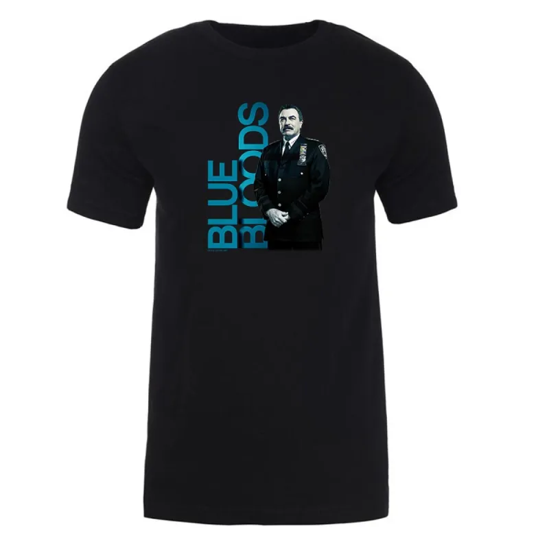 Blue Bloods Frank Reagan Adult Short Sleeve T-Shirt sold by MTV