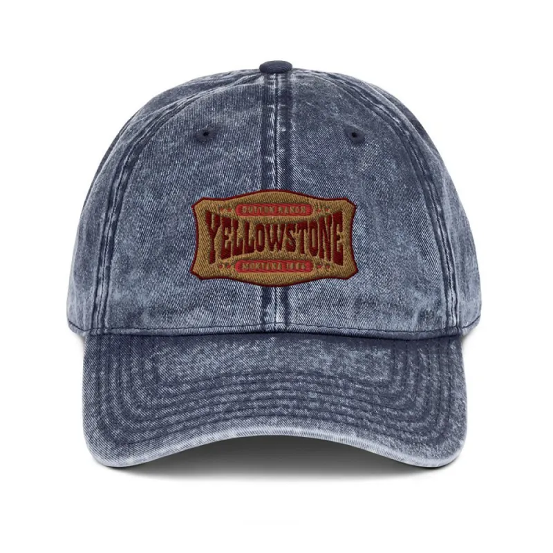 Yellowstone Patch Vintage Denim Cap sold by MTV