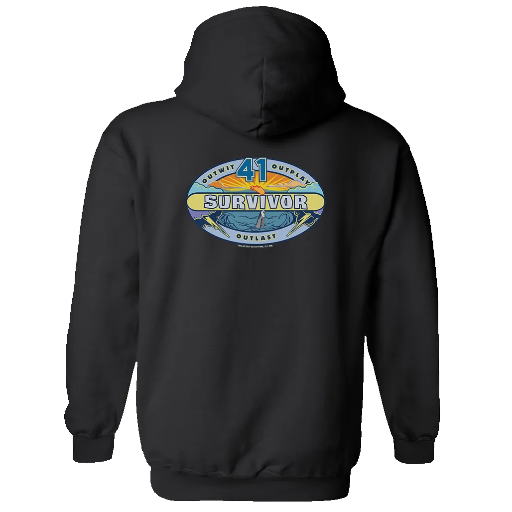 Survivor Goat On Astroturf Quote Hooded Sweatshirt sold by MTV product image thumbnail 3