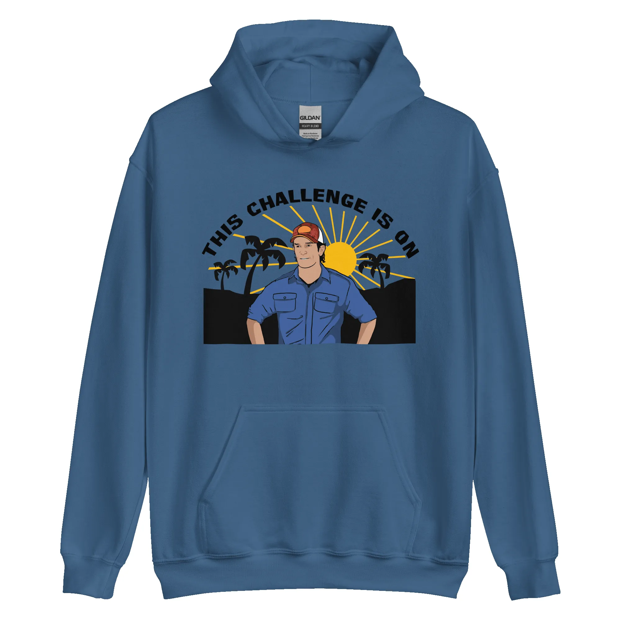 Survivor This Challenge Is On Hooded Sweatshirt sold by MTV
