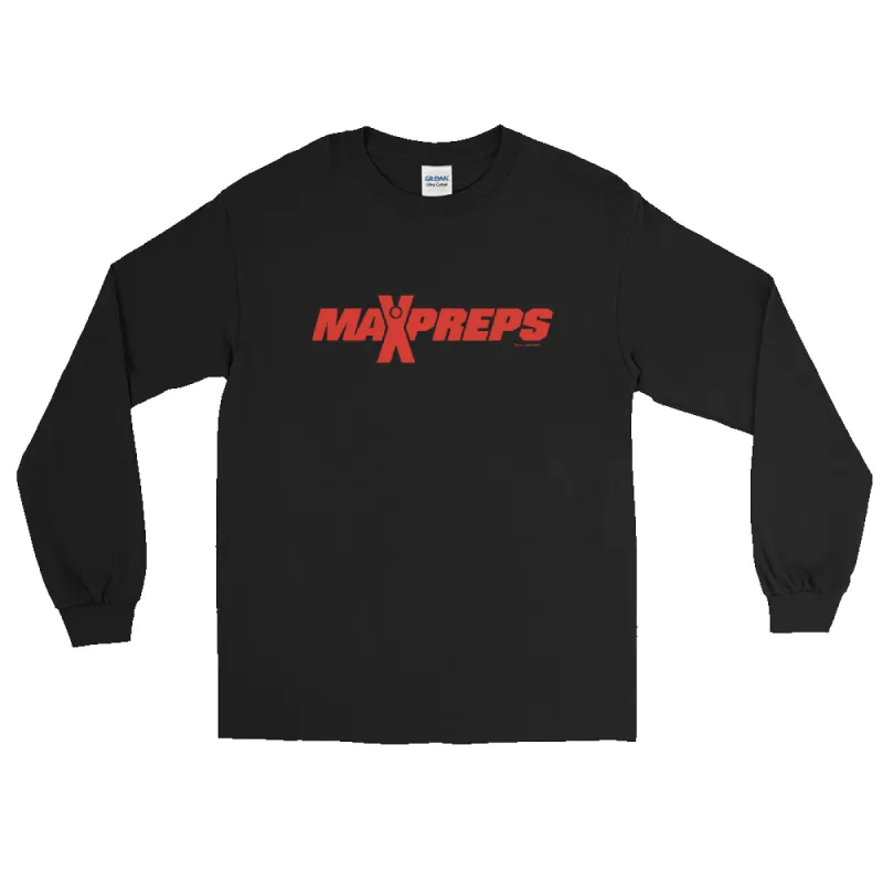 MaxPreps Logo Adult Long Sleeve T-Shirt sold by MTV