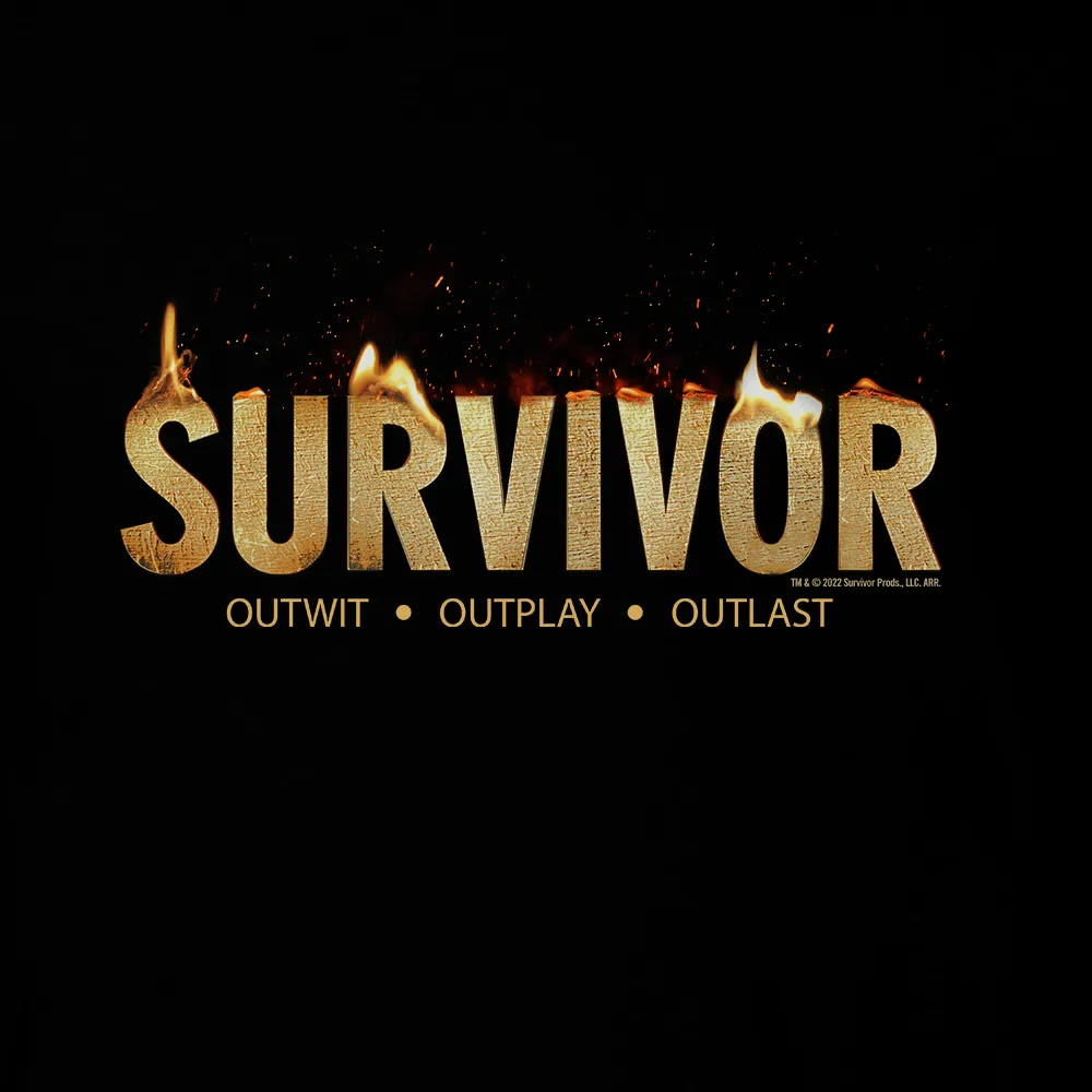 Survivor Flame Logo Adult Short Sleeve T-Shirt sold by MTV product image thumbnail 2