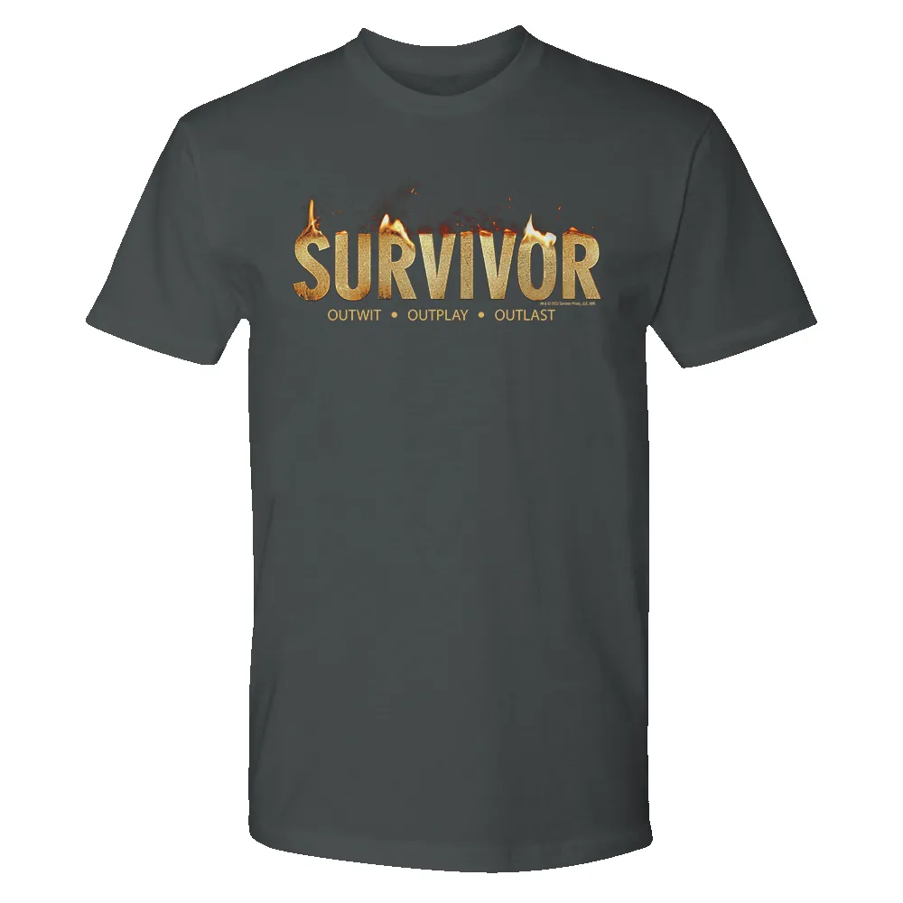 Survivor Flame Logo Adult Short Sleeve T-Shirt sold by MTV product image thumbnail 3