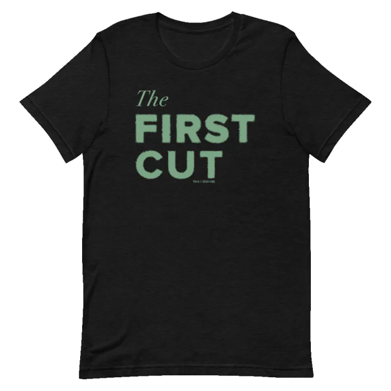 First Cut Golf Podcast Logo Adult Short Sleeve T-Shirt sold by MTV