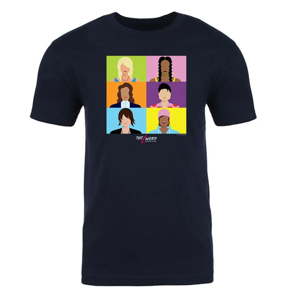 The L Word: Generation Q Faces Adult Short Sleeve T-Shirt sold by MTV product image thumbnail 3