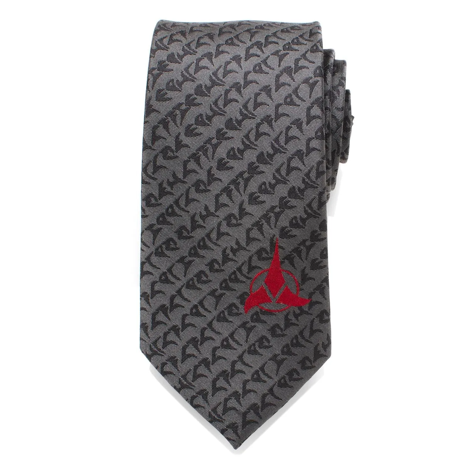 Star Trek Klingon Gray Men's Tie sold by MTV product image thumbnail 3