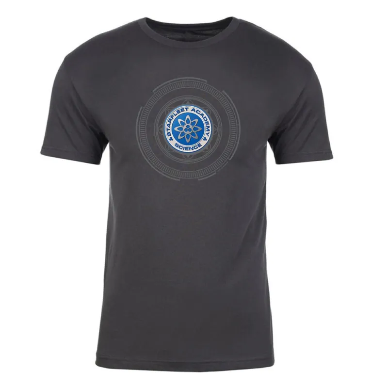Star Trek Starfleet Academy Science Badge Adult Short Sleeve T-Shirt sold by MTV