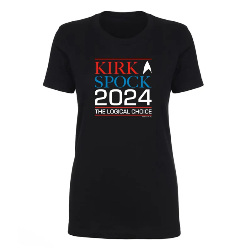 Star Trek: The Original Series Kirk & Spock 2024 Women's Short Sleeve T-Shirt sold by MTV