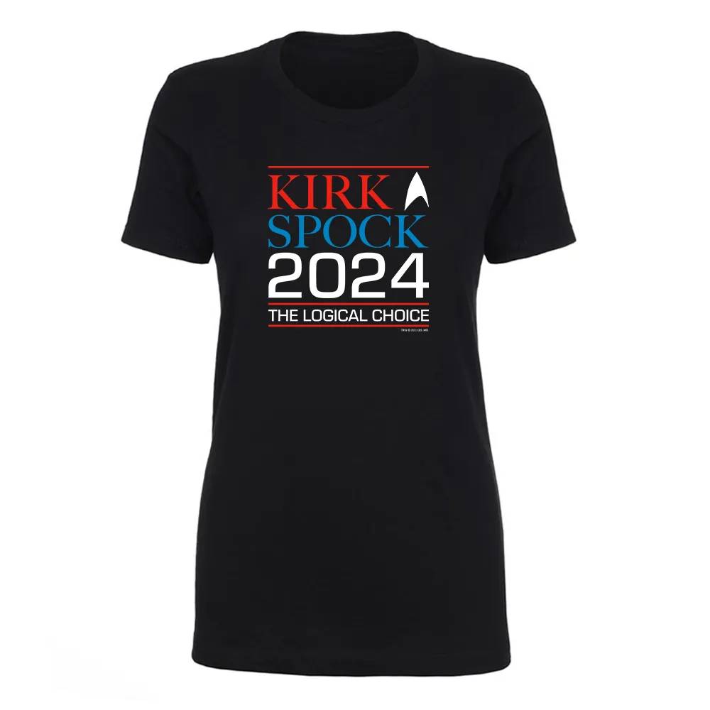 Star Trek: The Original Series Kirk & Spock 2024 Women's Short Sleeve T-Shirt sold by MTV