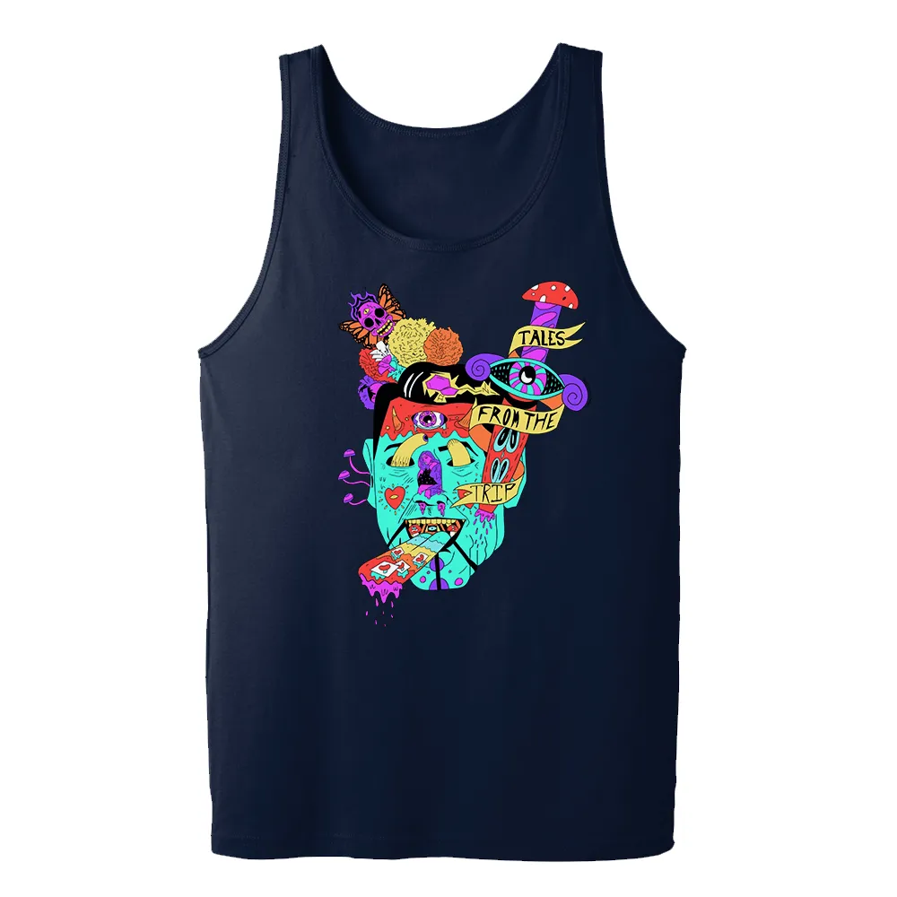 Tales from the Trip Face Design Adult Tank Top sold by MTV product image thumbnail 4