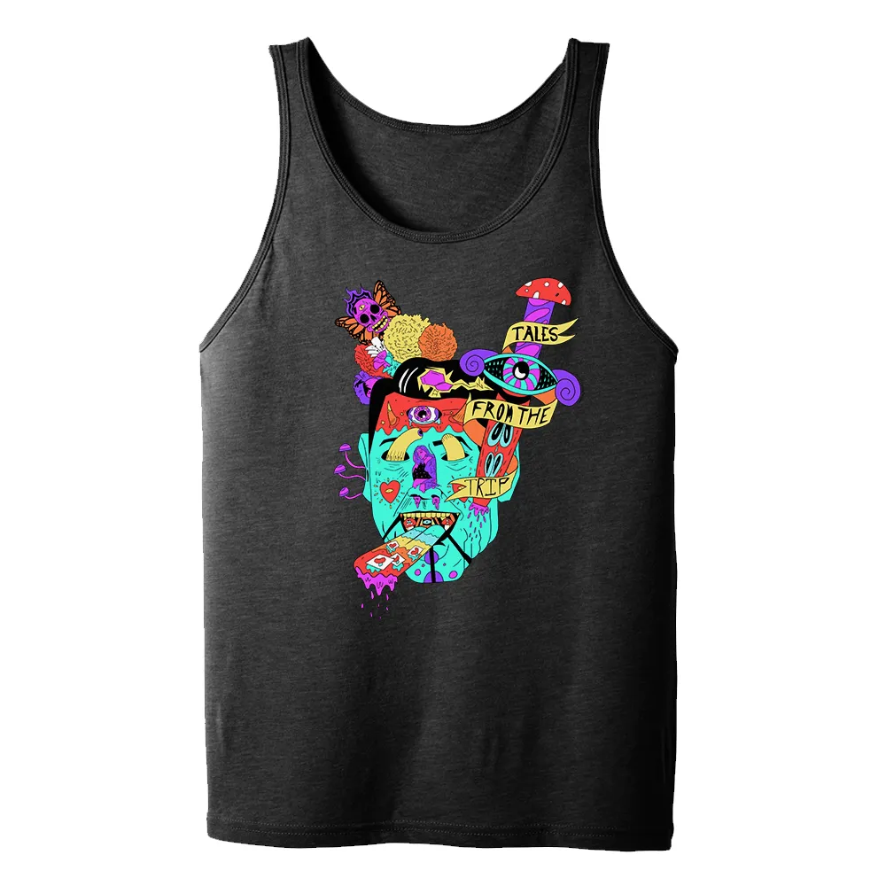 Tales from the Trip Face Design Adult Tank Top sold by MTV product image thumbnail 3