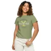 Yellowstone Wild and Free Women's Crop T-Shirt sold by MTV