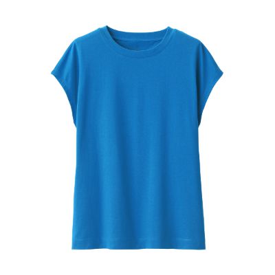 Women's Jersey French Sleeve T-Shirt sold by Muji