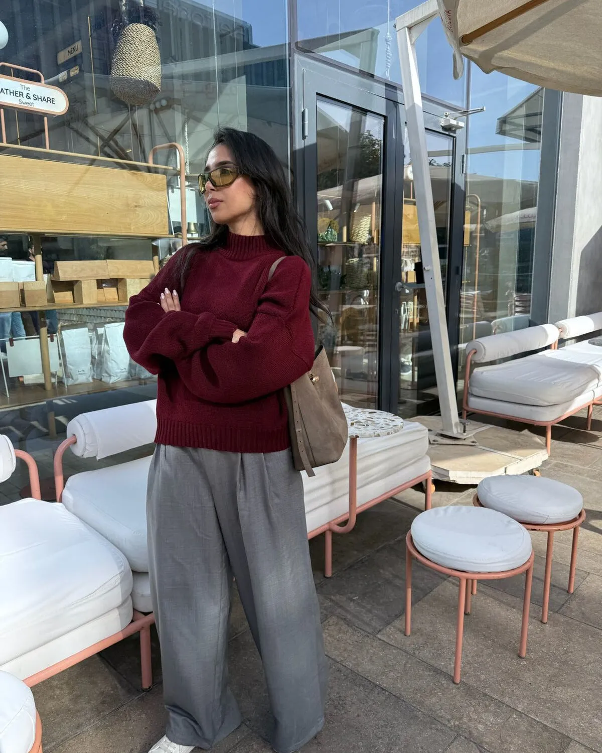 Merlot Knit Sweater sold by Myne product image thumbnail 3