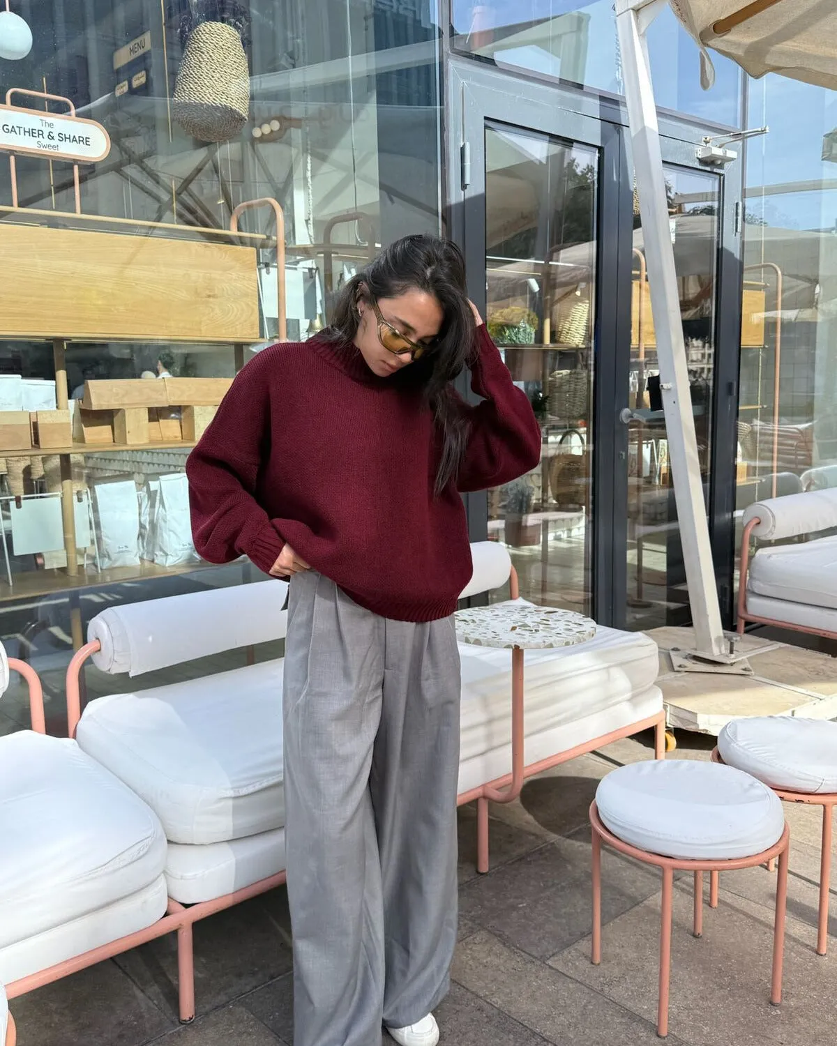 Merlot Knit Sweater sold by Myne product image thumbnail 2