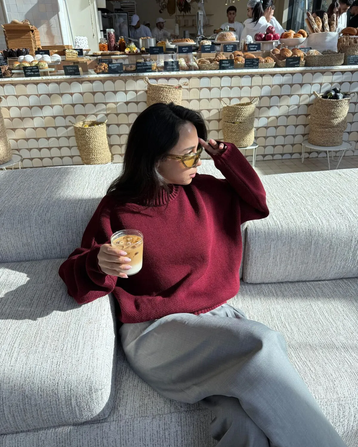 Merlot Knit Sweater sold by Myne product image thumbnail 5