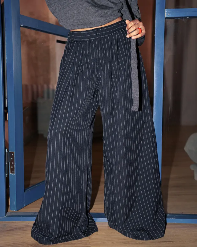 Office Hours Pants - Navy sold by Myne
