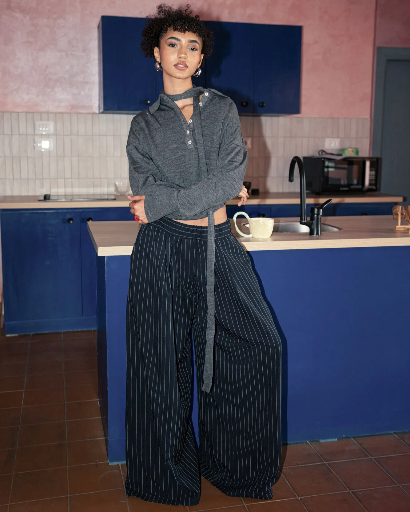 Office Hours Pants - Navy sold by Myne product image thumbnail 3
