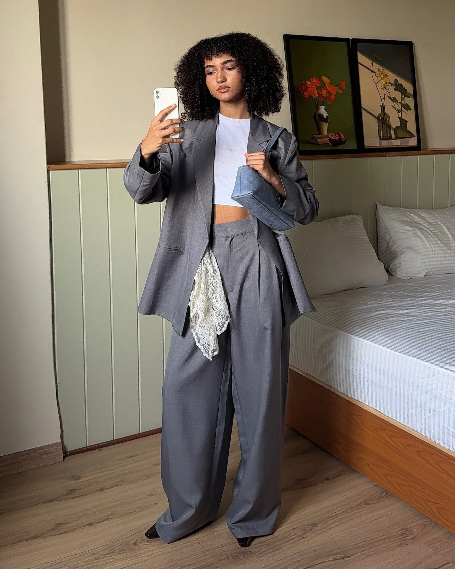 Ash Boxy Slit Blazer sold by Myne product image thumbnail 4