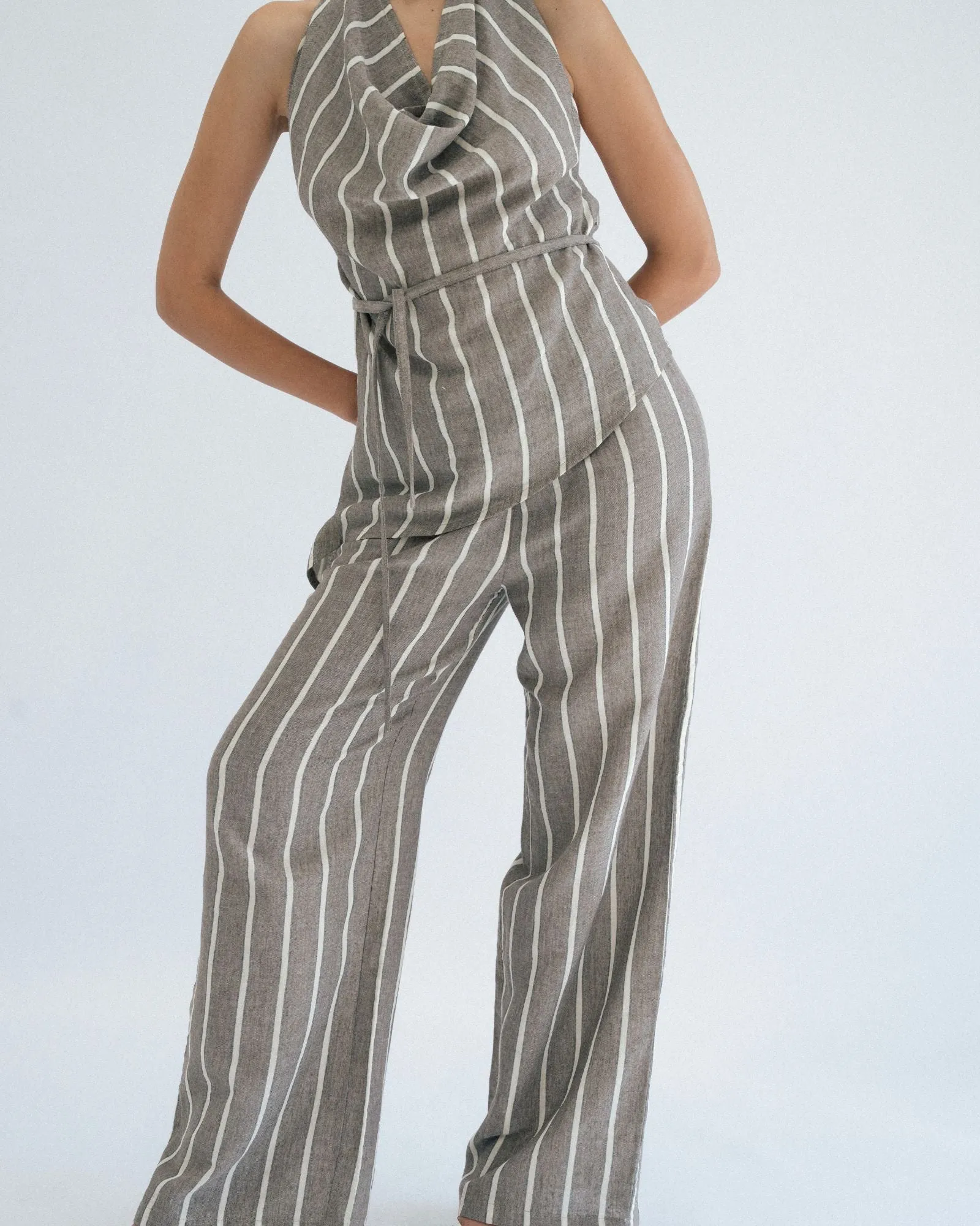 Gaia Twist Top - Taupe sold by Myne product image thumbnail 3