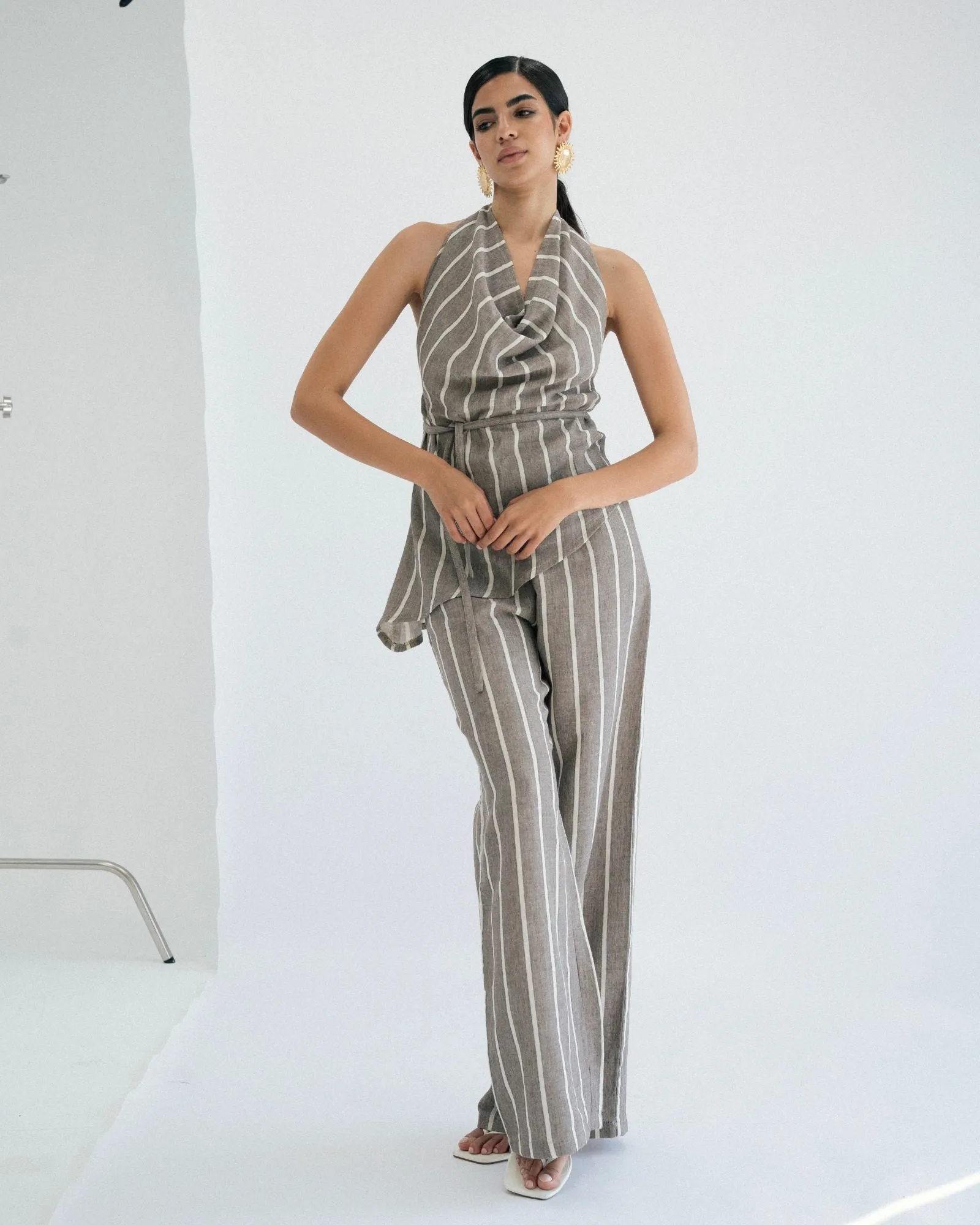 Gaia Twist Top - Taupe sold by Myne product image thumbnail 5