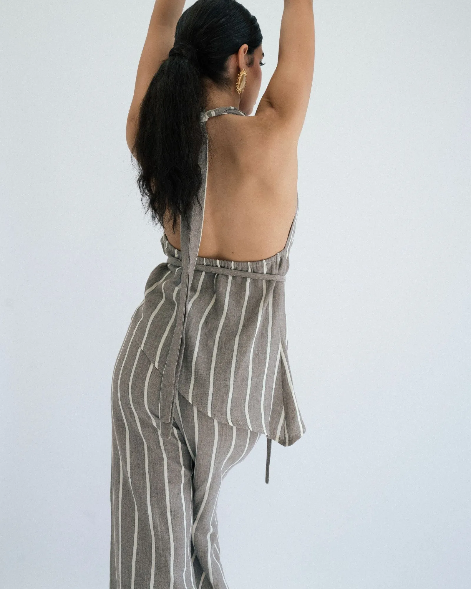 Gaia Twist Top - Taupe sold by Myne product image thumbnail 4