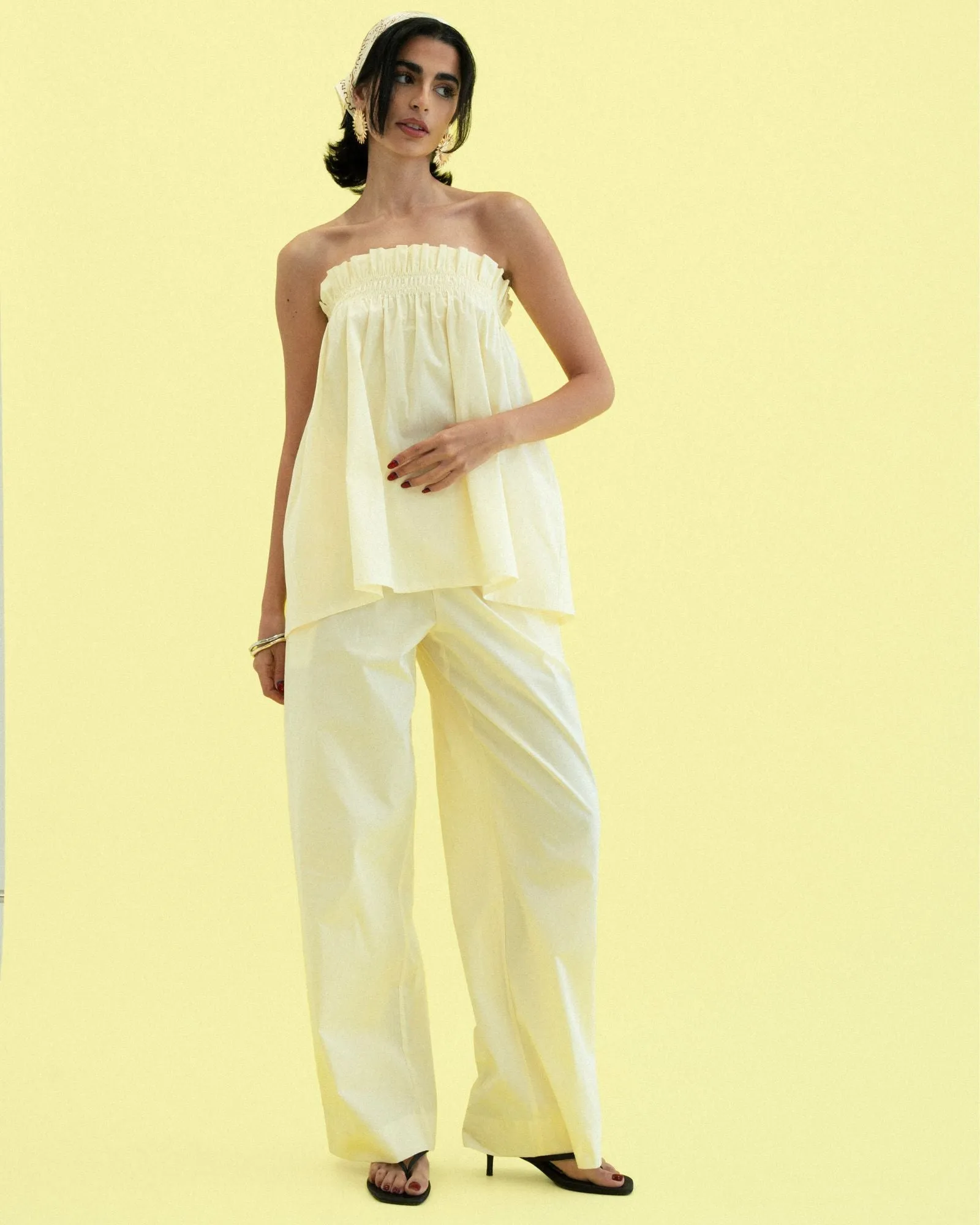 Soleil Pants - Butter Yellow sold by Myne