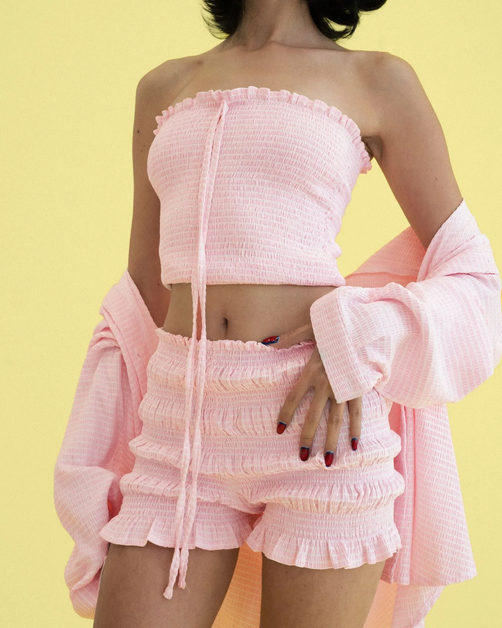 Sun-kissed Smocked Top sold by Myne product image thumbnail 4