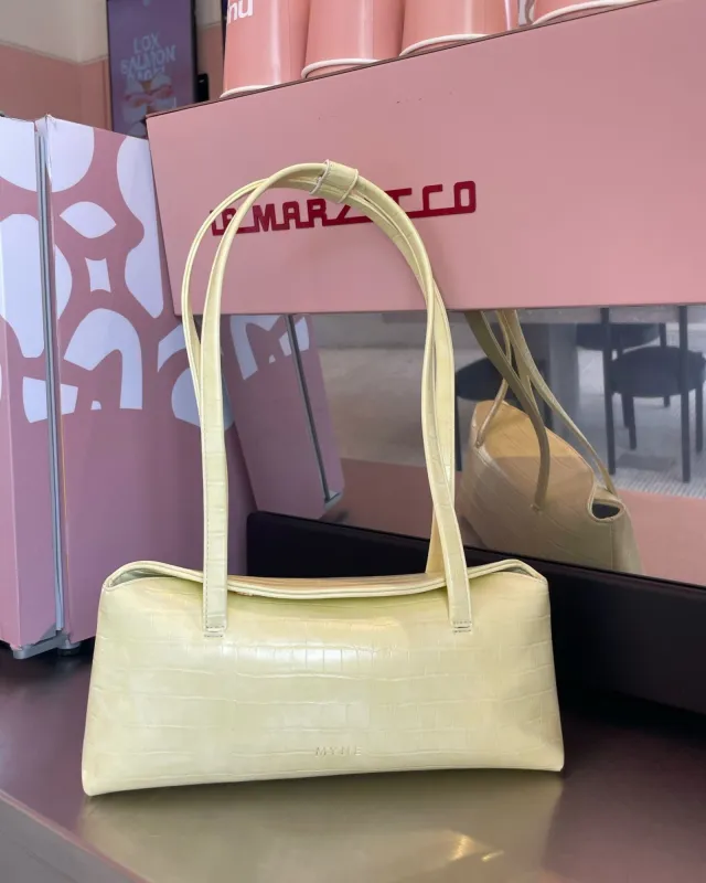 Eclat Shoulder Bag - Butter Yellow sold by Myne
