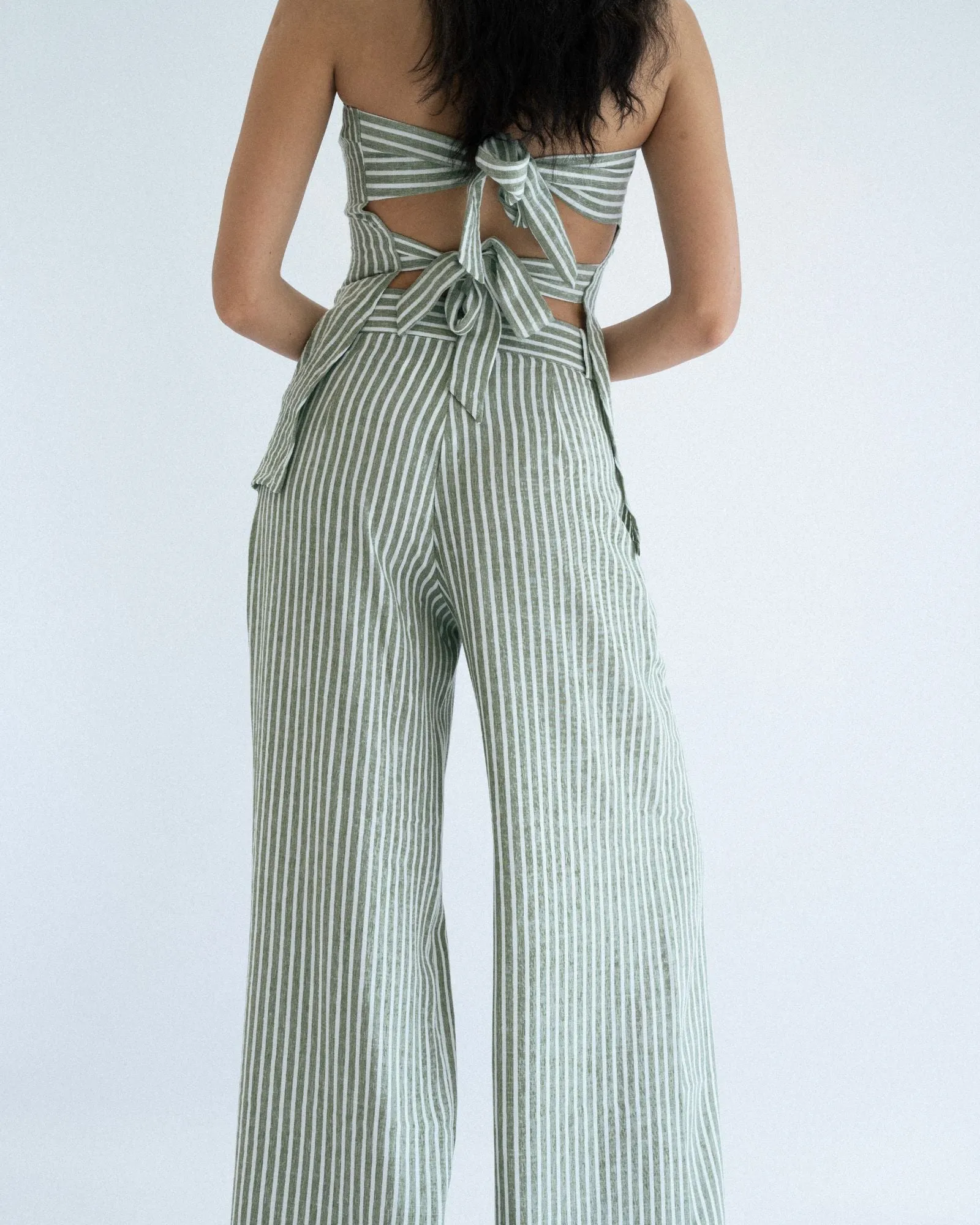 Seafoam Striped Suit Pants sold by Myne product image thumbnail 3