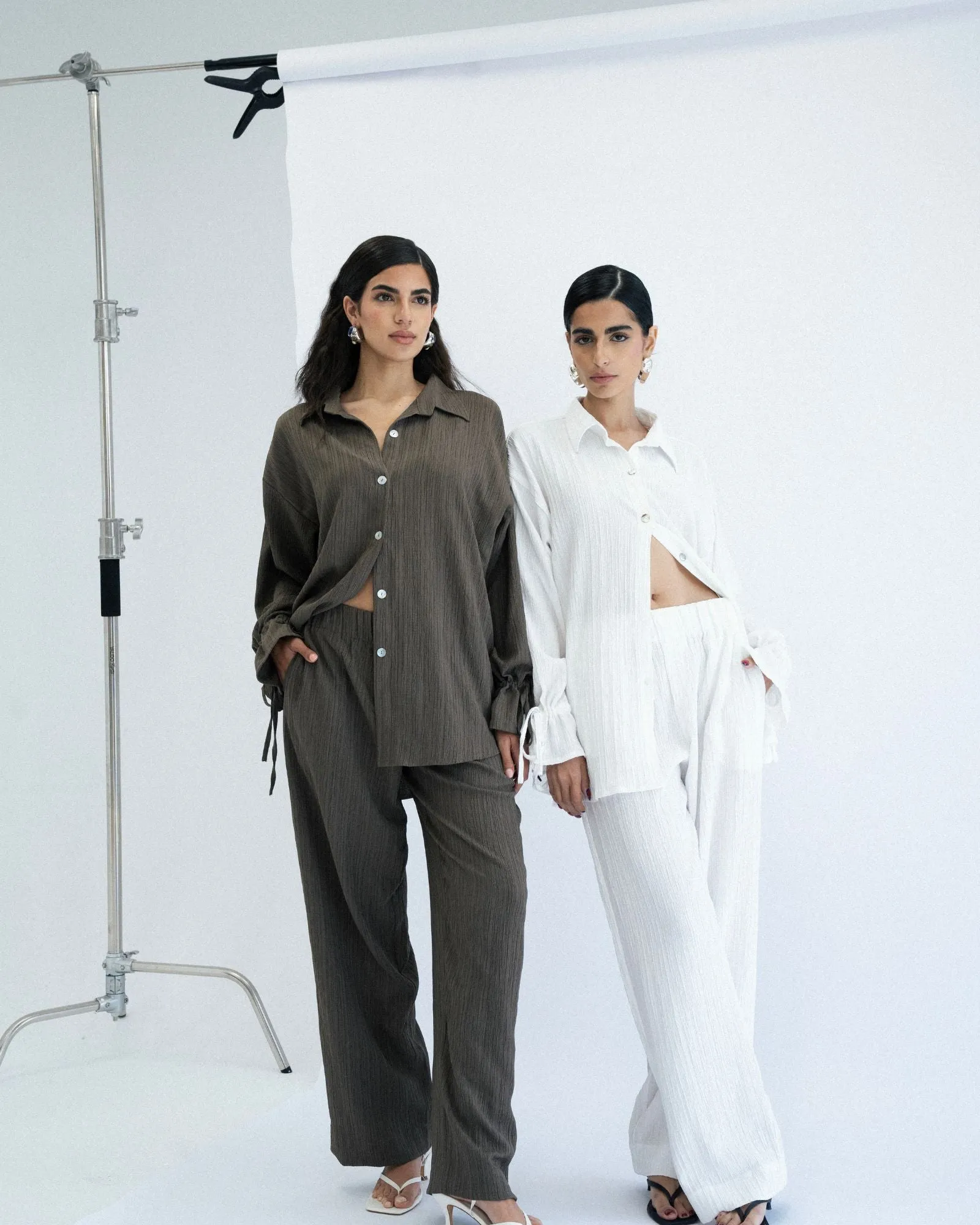 Crushed Pants - Brown sold by Myne product image thumbnail 3