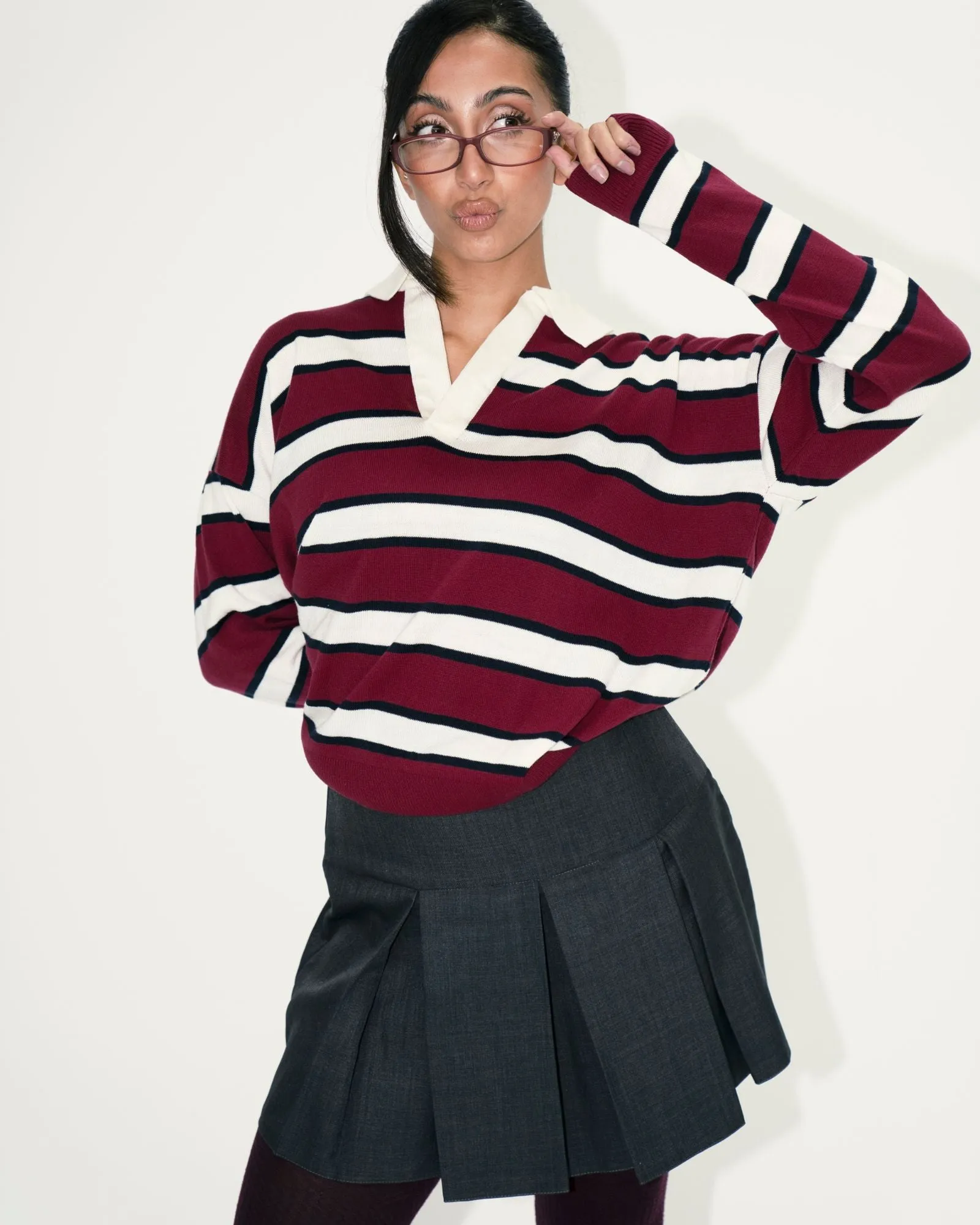 Coelho Striped Knit Polo sold by Myne product image thumbnail 2