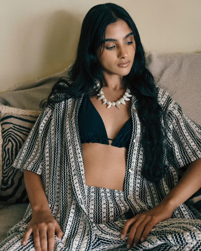 Woven Striped Shirt sold by Myne