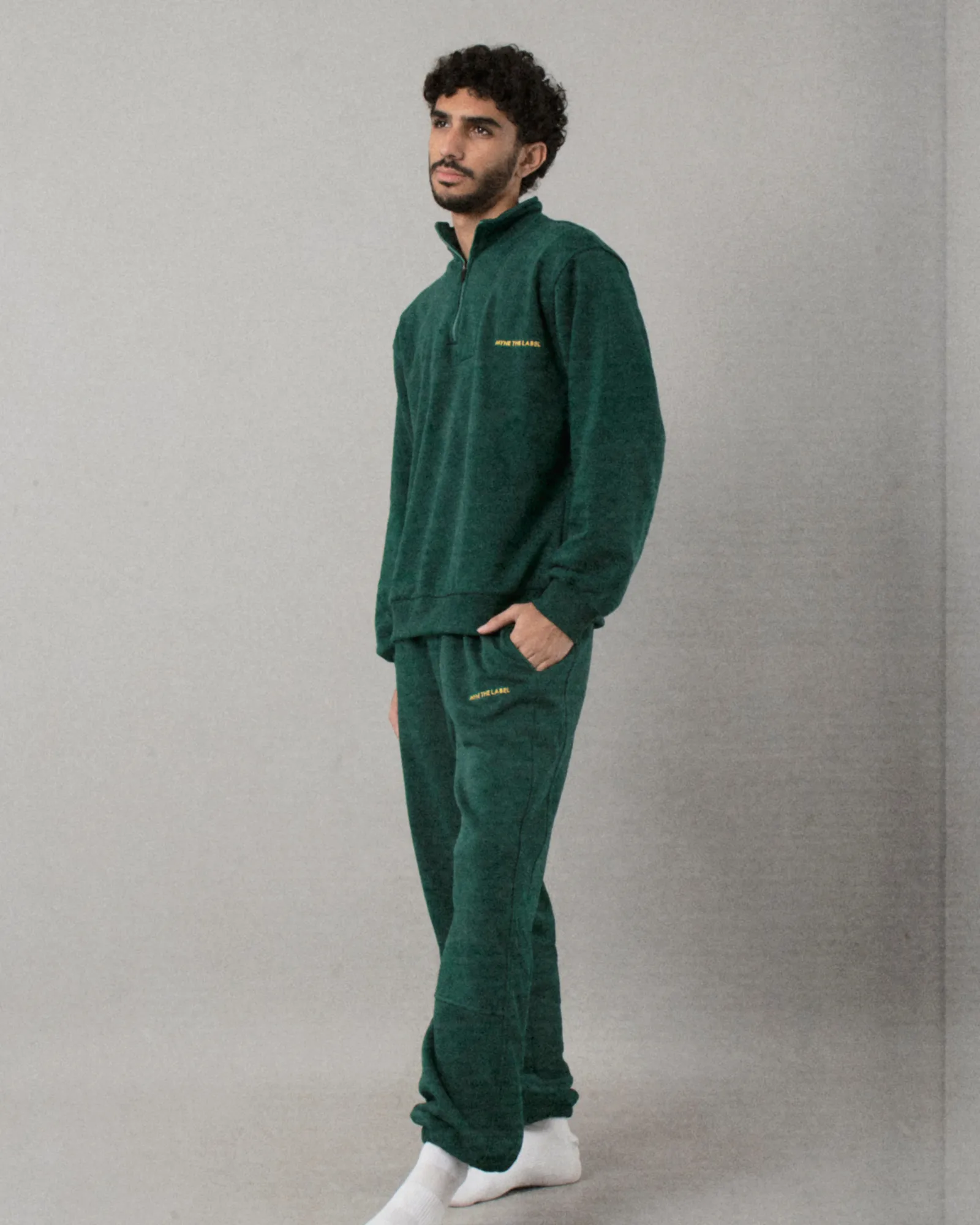 Lounge Cuffed Sweats - Forest Green (MENSWEAR) sold by Myne product image thumbnail 2
