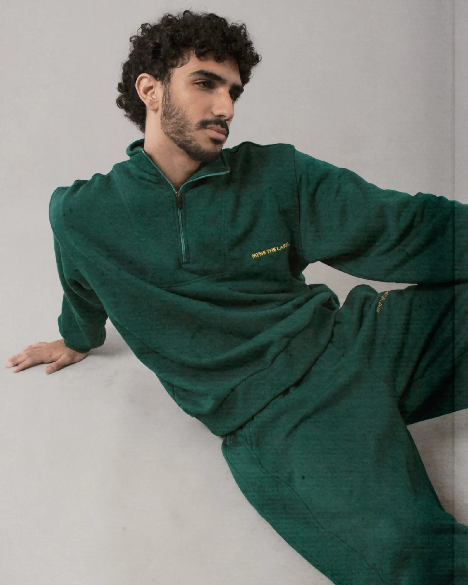 Lounge Cuffed Sweats - Forest Green (MENSWEAR) sold by Myne product image thumbnail 4