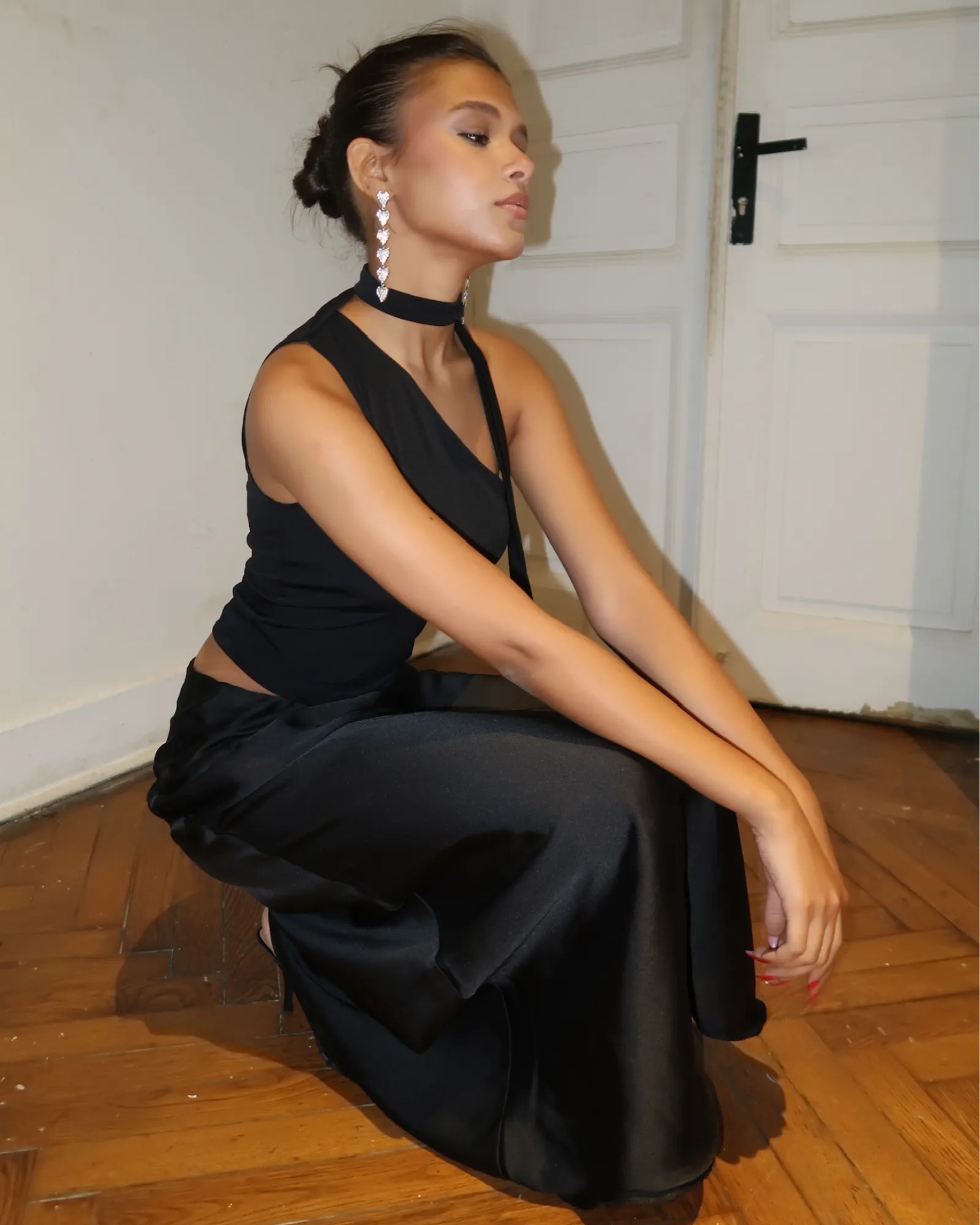 One Shoulder Top - Black sold by Myne product image thumbnail 2