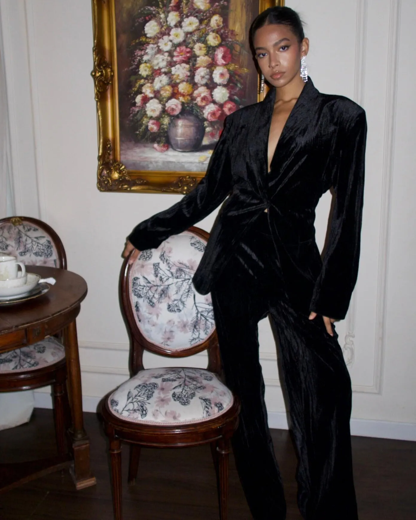 Midnight Velvet Blazer sold by Myne product image thumbnail 3