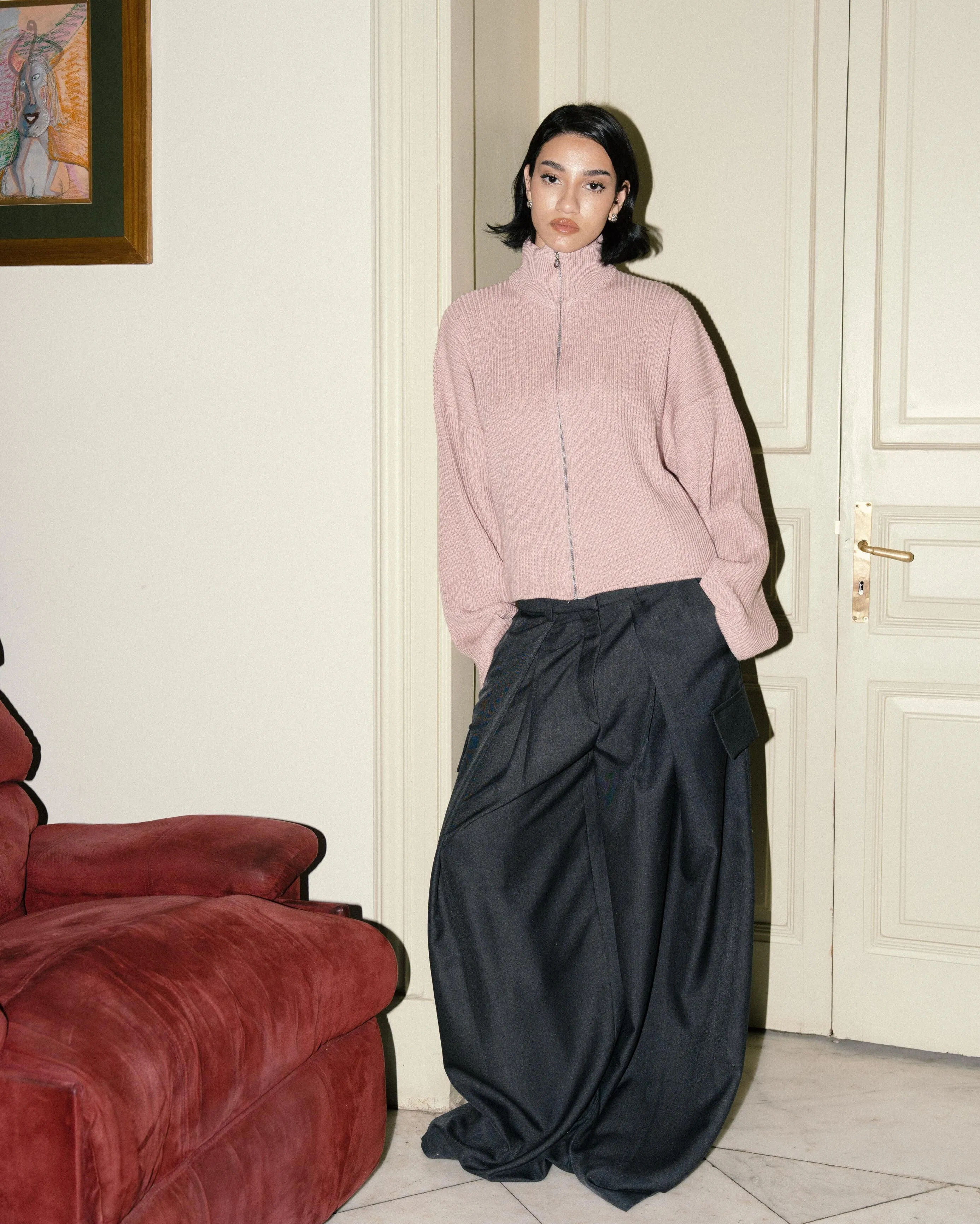 Darling Knit Sweater - Dusty Pink sold by Myne product image thumbnail 4