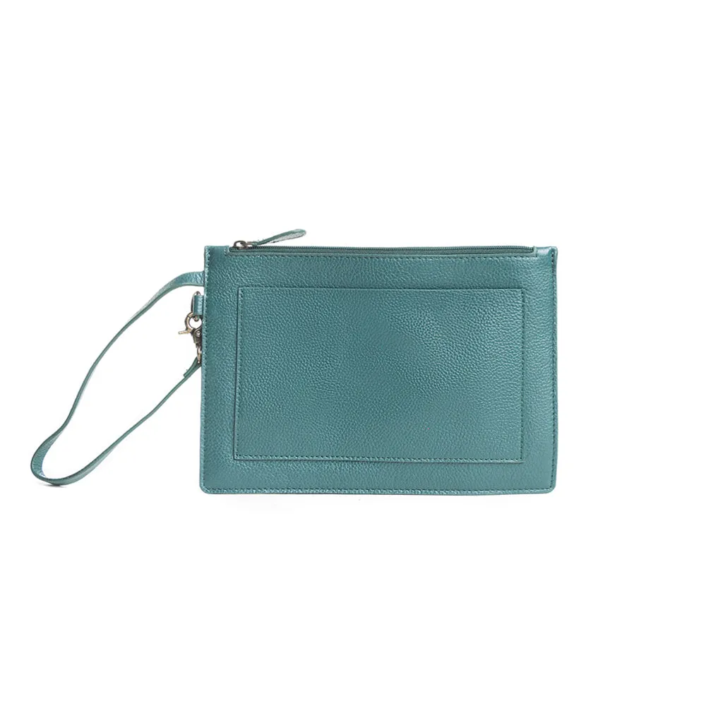 Canyon Colours Clutch Pouch in Teal sold by Myra Bag