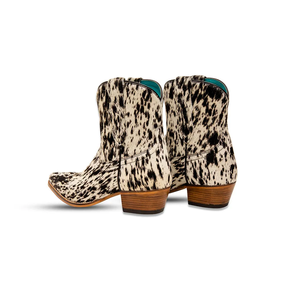 Cow Bow Western Hairon Leather Booties sold by Myra Bag product image thumbnail 2