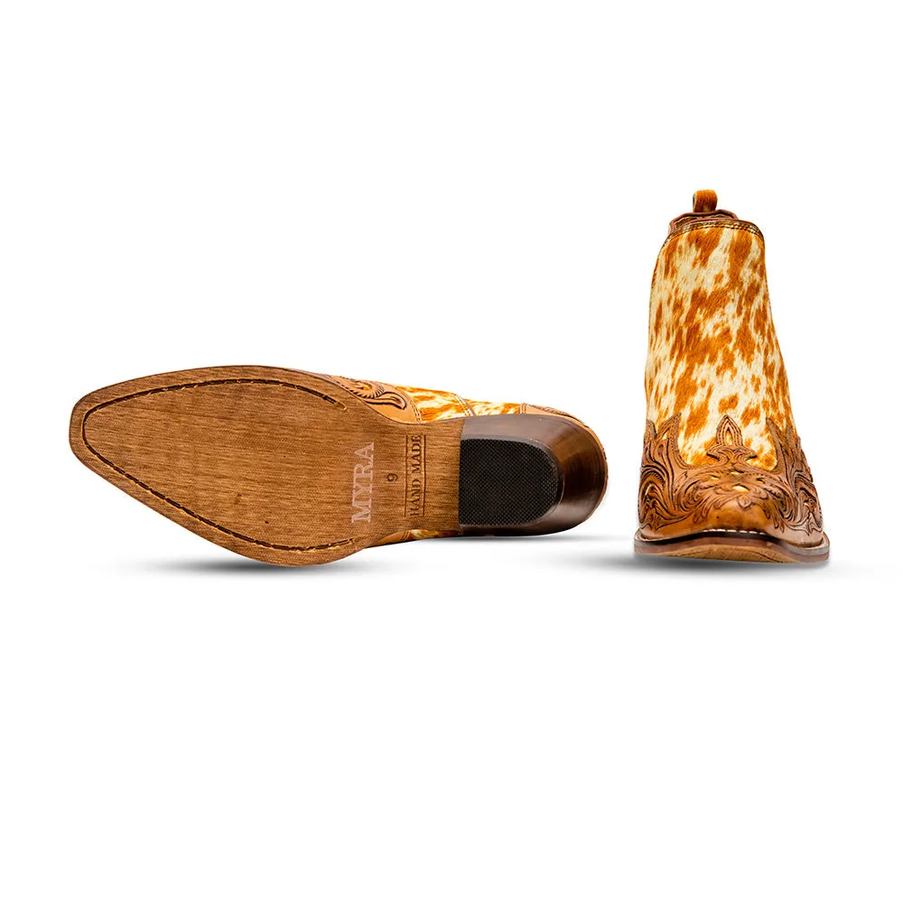 Vestro Western Hand-Tooled Booties sold by Myra Bag product image thumbnail 5