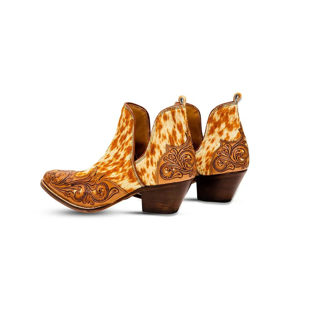 Vestro Western Hand-Tooled Booties sold by Myra Bag product image thumbnail 2