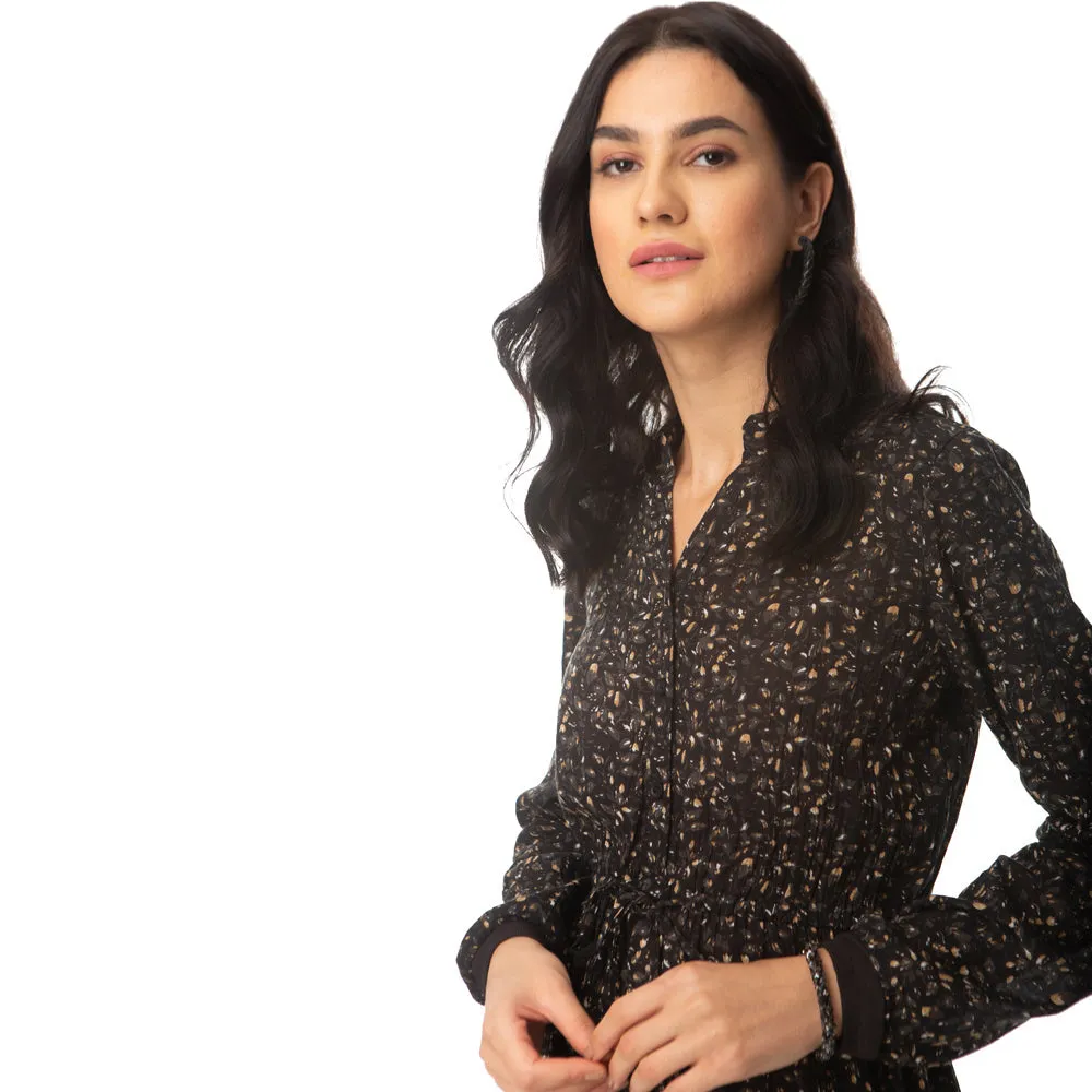 Jaggy Delicate Print Dress sold by Myra Bag product image thumbnail 5